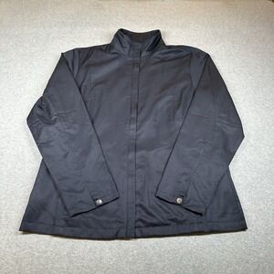 Cutter‎ & Buck Womens XL Navy Zip WeatherTek Water Wind Resistant LCO09973